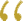 Quotation Mark