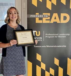 Caty Hartley Graduates from Towson University Professional Leadership Program for Women