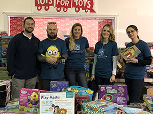Harford Mutual elves volunteered for Toys for Tots
